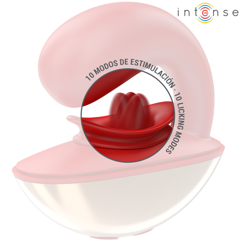 INTENSE - MARIAH VIBRATOR &amp; STIMULATOR IN U-FORM 10 VIBRATIONEN ROT