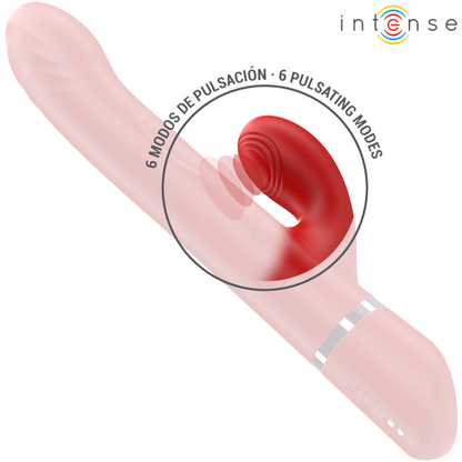 INTENSE - LELE MULTIFUNKTIONSVIBRATOR ROTIEREND &amp; OSZILLATION &amp; STIMULATION ROT