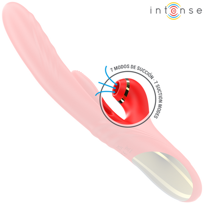 INTENSE - KAROL MULTIFUNKTIONSVIBRATOR STOSS &amp; STIMULATION &amp; STIMULIERENDE WELLEN ROT