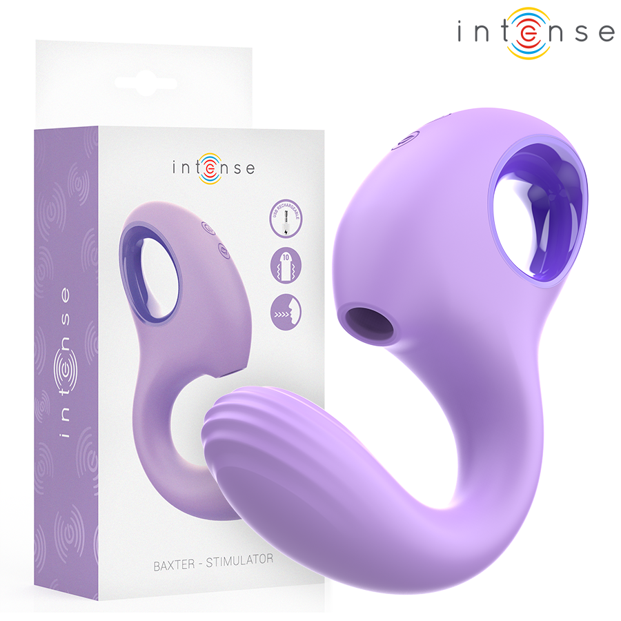 INTENSE - BAXTER VIBRATOR &amp; STIMULATOR VIOLETT