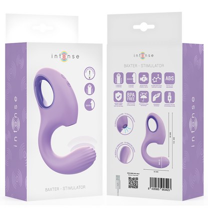 INTENSE - BAXTER VIBRATOR &amp; STIMULATOR VIOLETT