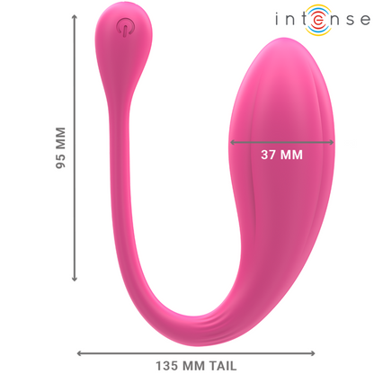 INTENSE - JANICE U VIBRATOR DOPPELSTIMULATION 10 VIBRATIONEN ROSA FERNBEDIENUNG