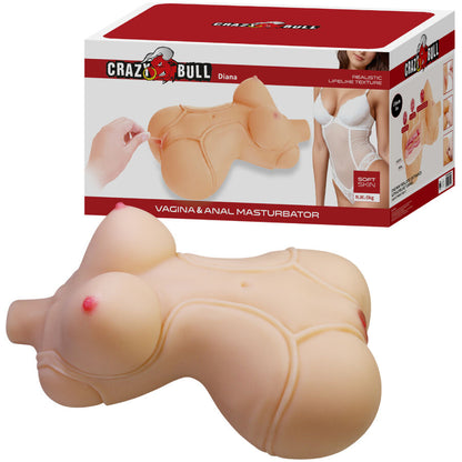CRAZY BULL - DIANA REALISTISCHER WEIBLICHER TORSO VAGINA UND ANAL 5 KG