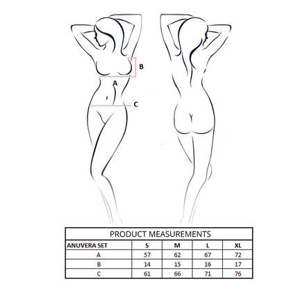 PASSION - ANUVERA BH + STRING SET WEISS S/M