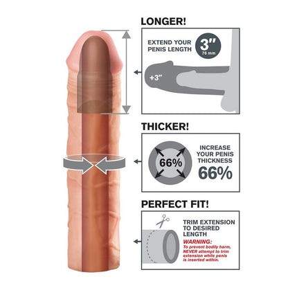 FANTASY X-TENSIONS - MEGA 3 EXTENSION FLESH