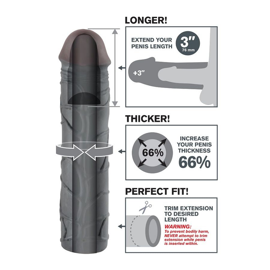 FANTASY X-TENSIONS - MEGA 3 EXTENSION SCHWARZ