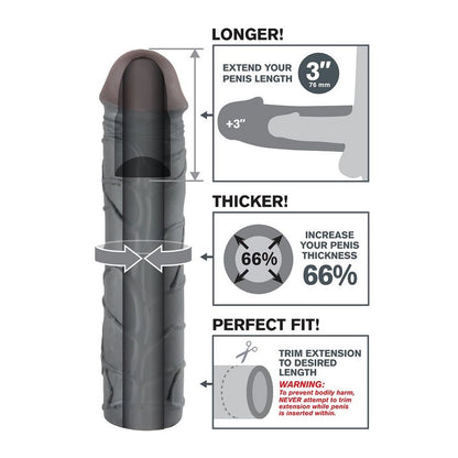 FANTASY X-TENSIONS - MEGA 3 EXTENSION SCHWARZ