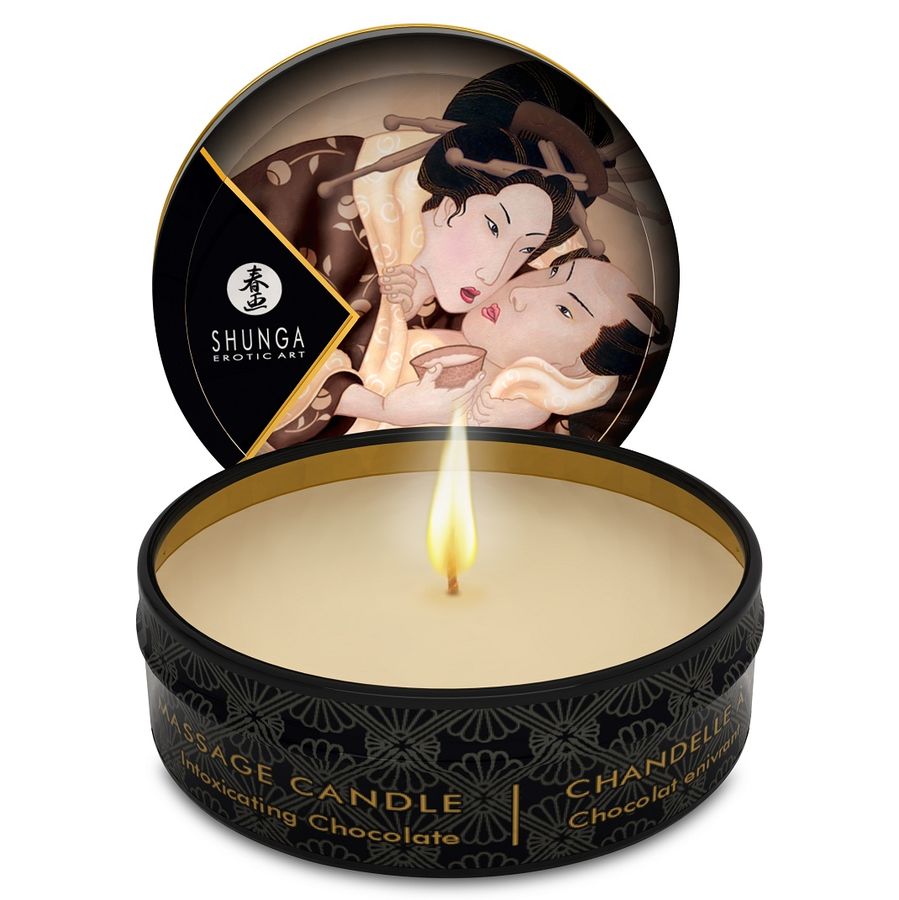 SHUNGA - MINI CARESS BY CANDELIGHT SCHOKOLADEN-MASSAGEKERZE 30 ML