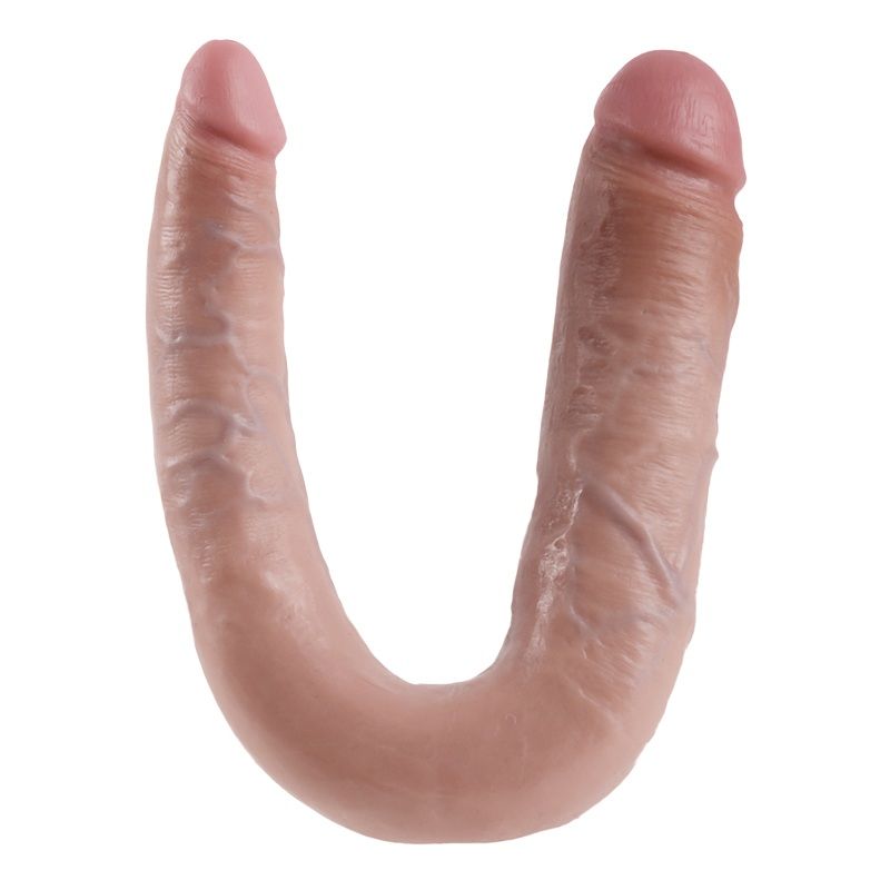 KING COCK - U-FÖRMIG GROSS DOPPELTES PROBLEM FLESH 17,8 CM