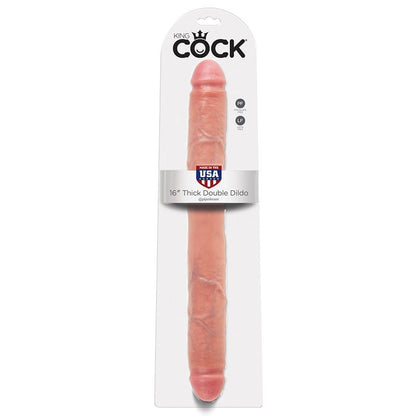 KING COCK - DICKER DOPPELDILDO FLESH 40,6 CM