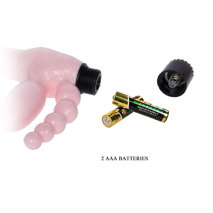 BAILE - TPR SEILLOSES GESCHIRR MIT VIBRATION UND ANALSTIMULATION 25,4 CM