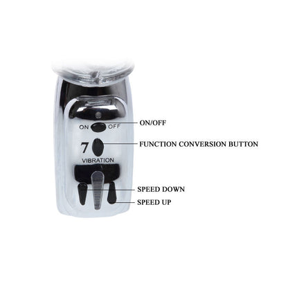 BAILE - AMOUR MISSILE TRANSPARENT ROTATOR 26,5 CM