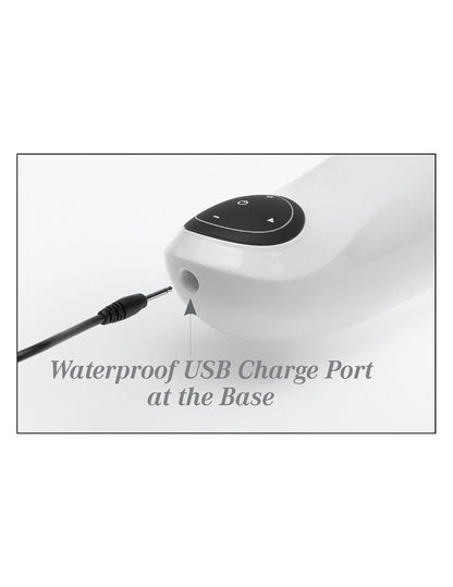 EXTREME TOYZ - PDX MEGA BATOR USB-MASTURBATOR FÜR MÄNNLICHE MASTURBATIONEN, MUND, ROT