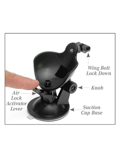 EXTREME TOYZ - PDX MEGA BATOR USB-MASTURBATOR FÜR MÄNNER, ANO, SCHWARZ