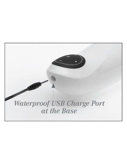 EXTREME TOYZ - PDX MEGA BATOR USB-MASTURBATOR FÜR MÄNNER, ANO, SCHWARZ