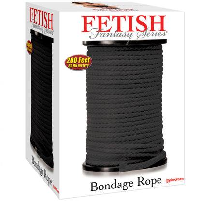FETISH FANTASY SERIES - SERIES BONDAGE SEIL SCHWARZ 60,96 METER