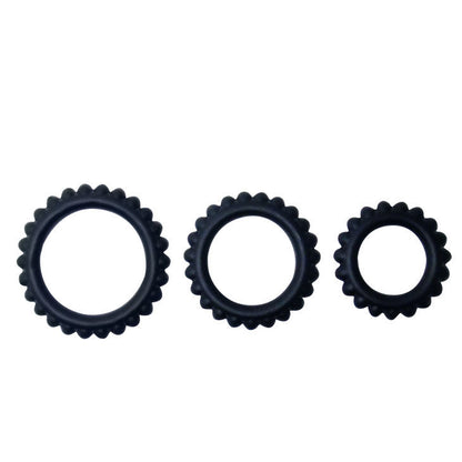 BAILE - TITAN SET 3-TEILIG COCKRING SCHWARZ 2,8 + 2,4 + 1,9 CM 