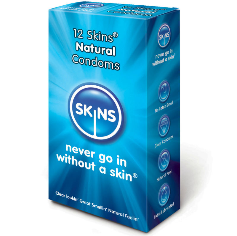 SKINS - KONDOM NATURAL PACK 12