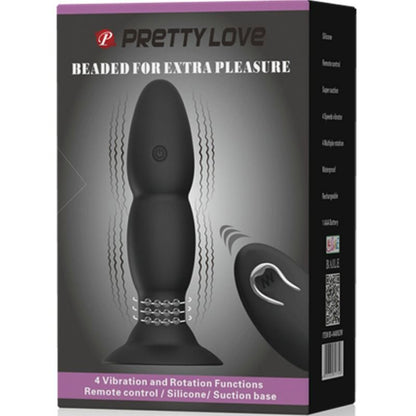 PRETTY LOVE - PLUG-VIBRATOR UND ROTATION PER FERNBEDIENUNG