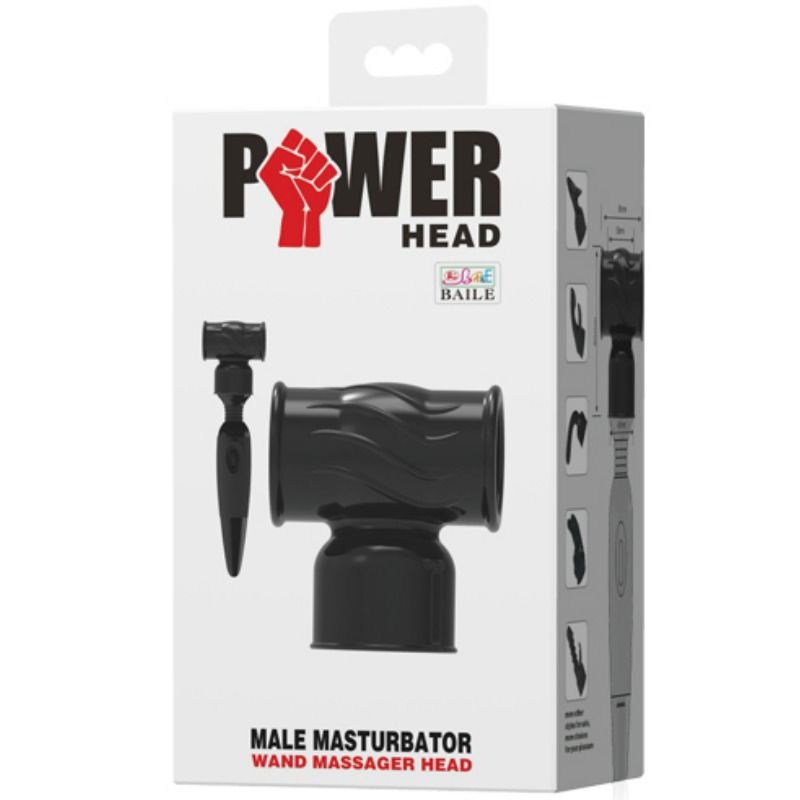 BAILE - POWER HEAD AUSTAUSCHBARER KOPF FÜR MÄNNLICHES MASSAGER