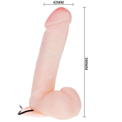 BAILE - REALISTISCHER DILDO MIT VIBRATION UND ROTATION 20 CM