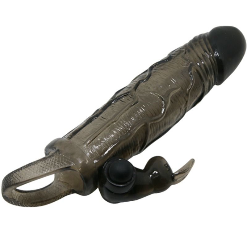 BAILE - BRAVE MAN PENISCOVER MIT KANINCHEN SCHWARZ 16,5 CM