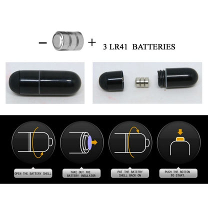 BAILE - BRAVE MAN PENISCOVER MIT KANINCHEN SCHWARZ 16,5 CM