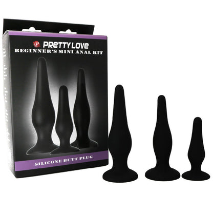 PRETTY LOVE - ANAL PLUGS SILIKON-EINFÜHRUNGSSET