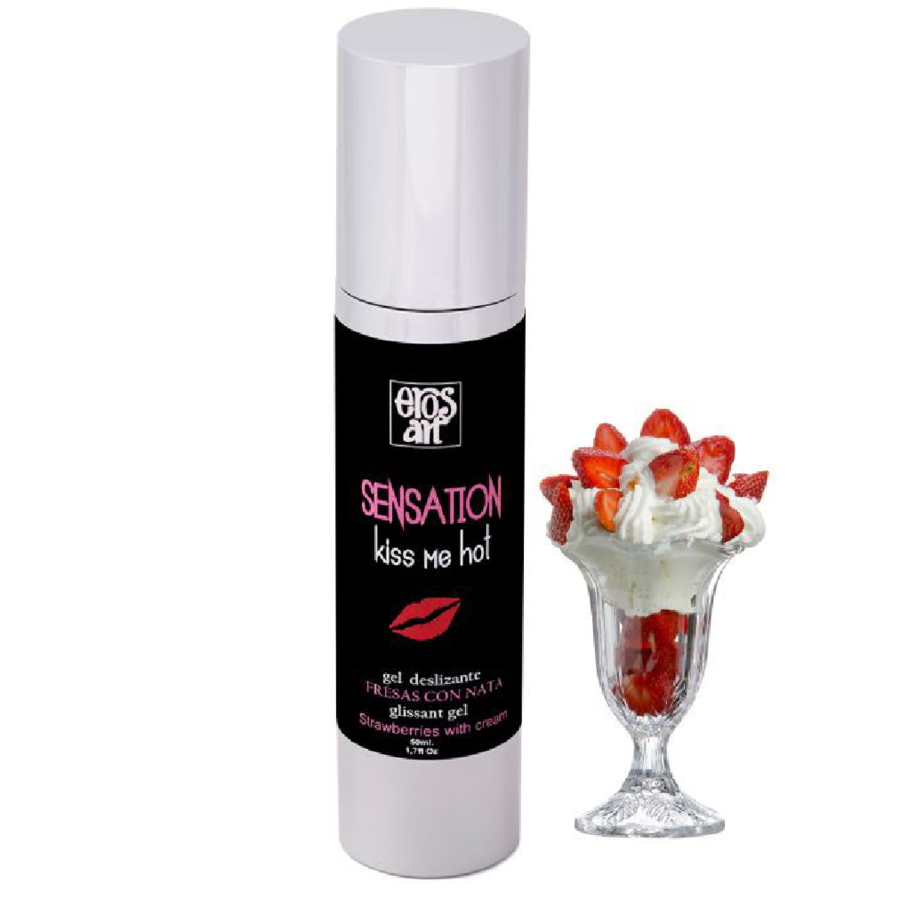 EROS-ART - SENSATION NATÜRLICHES GLEITMITTEL ERDBEEREN MIT SAHNE 50 ML
