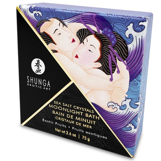 SHUNGA - EXOTISCHES LILA-BADESALZ 75 GR