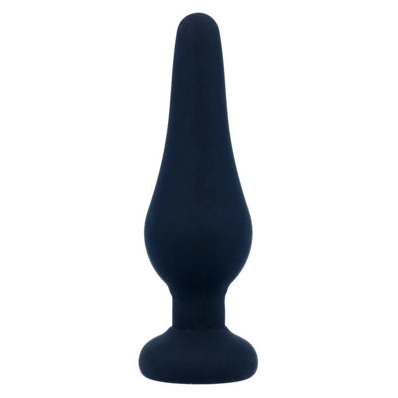 INTENSE - ANAL PLUG PIPO S SCHWARZES SILIKON 9,8 CM
