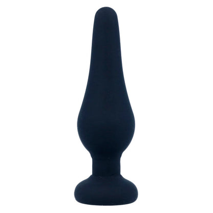 INTENSE - ANAL PLUG PIPO S SCHWARZES SILIKON 9,8 CM