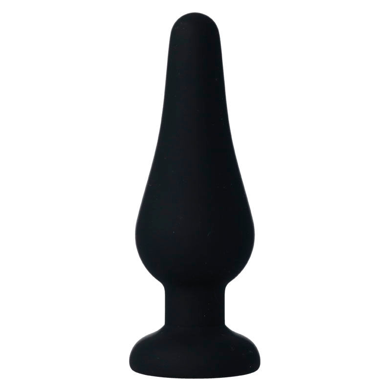 INTENSE - ANAL PLUG PIPO M SCHWARZES SILIKON 11 CM