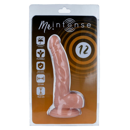MR INTENSE - 12 REALISTISCHE SCHWÄNZE 18,2 CM -O- 2,5 CM