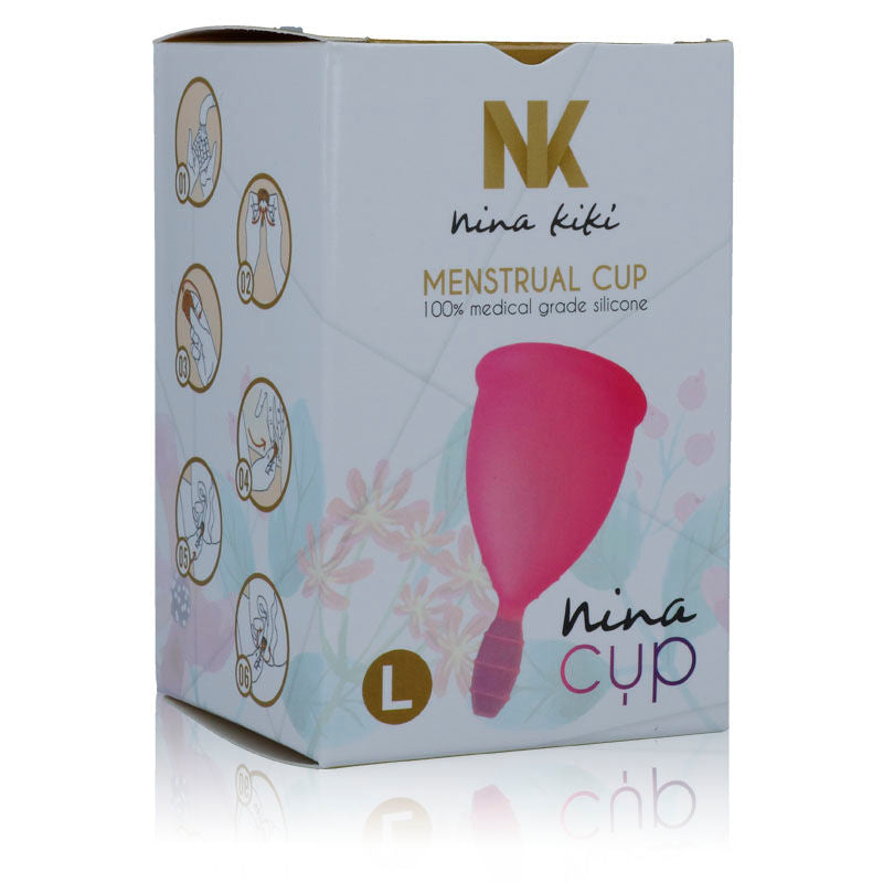 NINA KIKÍ - MENSTRUATIONSTASSE ROSA - GRÖSSE L