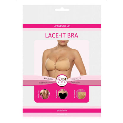 BYE-BRA - LACE-IT VERGRÖSSERNDES PUSH-UP BEIGE CUP B