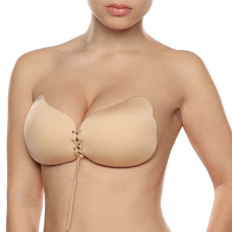 BYE-BRA - LACE-IT VERGRÖSSERNDER PUSH-UP BEIGE CUP D