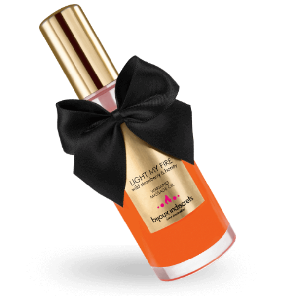 BIJOUX - MASSAGEÖL WÄRMEEFFEKT ERDBEERAROMA