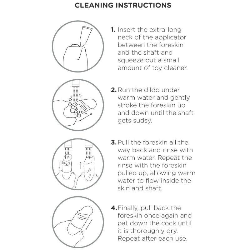 KING COCK - REALISTISCHER DILDO UNGESCHNITTENES FLEISCH 15 CM