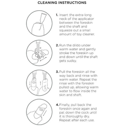 KING COCK - REALISTISCHER DILDO UNGESCHNITTENES FLEISCH 15 CM