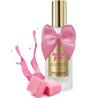 BIJOUX - BUBBLE GUM GEL 2 IN 1 SILIKON ERDBEERE KAUGUMMI 100 ML