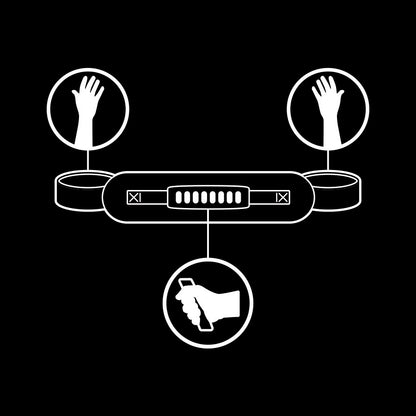 FETISCH DEVOT - HANDSCHELLEN MIT NOPRENFUTTER UND GRIFF