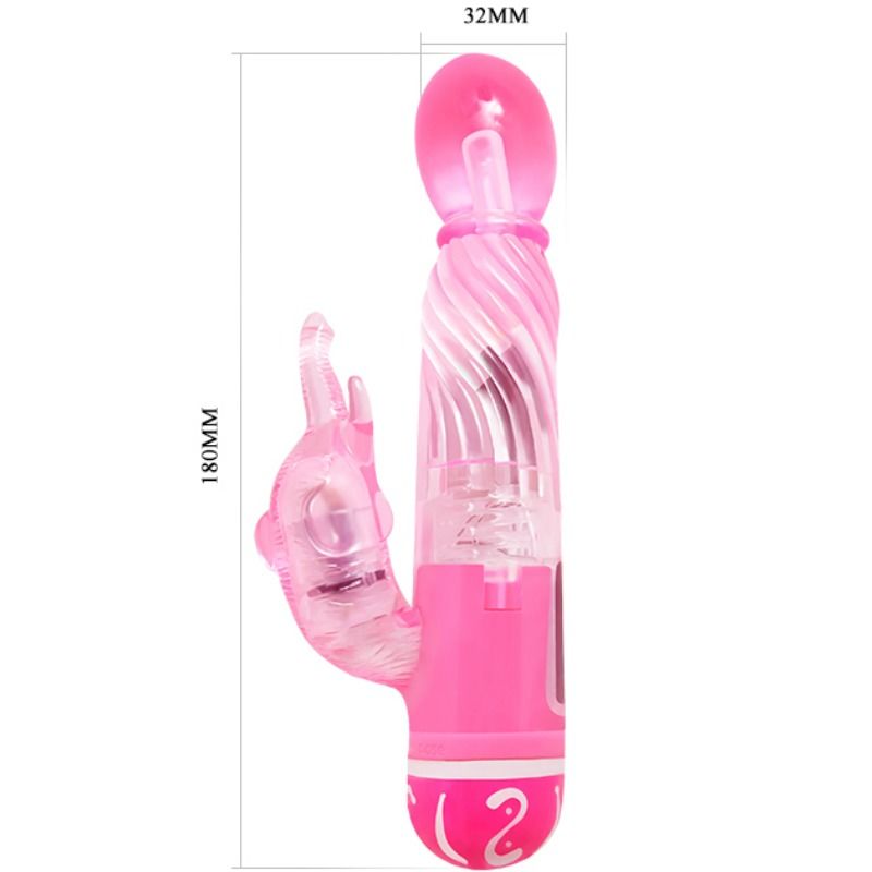 BAILE - MULTISPEED-VIBRATOR MIT ROSA STIMULATOR