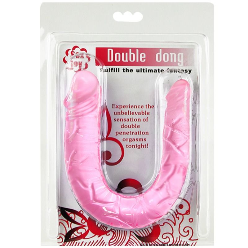 BAILE - DOPPELTER DONG DOPPELTER ROSA DILDO