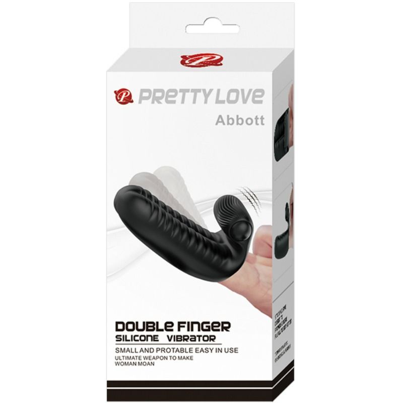 PRETTY LOVE - ABBOTT SCHWARZER STIMULATOR-FINGERHÜLLE