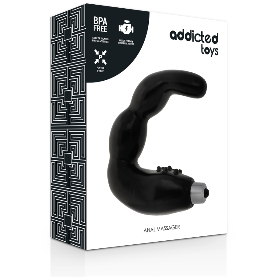 ADDICTED TOYS - PROSTATA-ANALMASSAGEGERÄT MIT VIBRATION