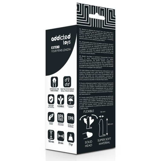 ADDICTED TOYS - VERLÄNGERN SIE IHREN PENIS 18 CM