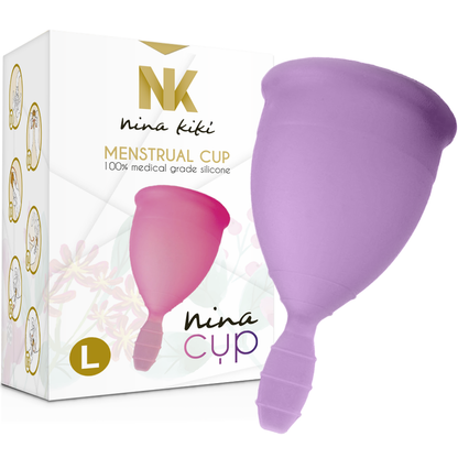 NINA KIKÍ - MENSTRUATIONSTASSE LILA - GRÖSSE L