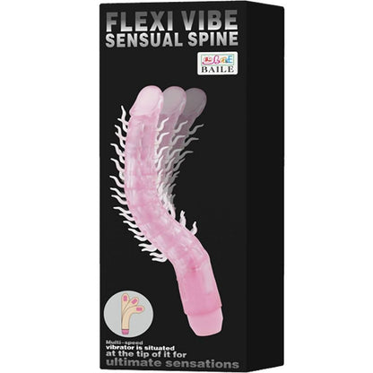 BAILE - FLEXI VIBE SENSUAL SPINE BENDABLE VIBRATING DILDO LILA 23,5 CM