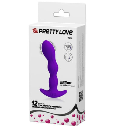 PRETTY LOVE - ANAL-MASSAGEGERÄT 12 LILA VIBRATIONSMODI